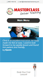 Mobile Screenshot of masterclassdrivertraining.com